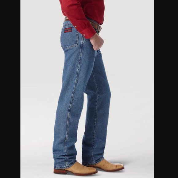WRANGLER® "20X" No. 22 Original Jean in Vintage Denim 35x32 - Picture 3 of 13
